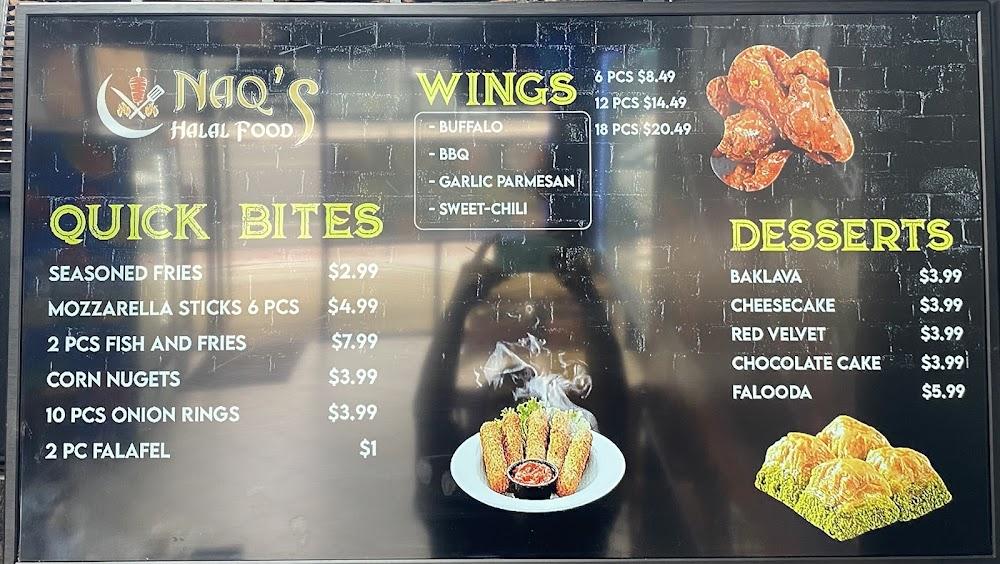 Naqs Halal Food- Island Park Menu image 3